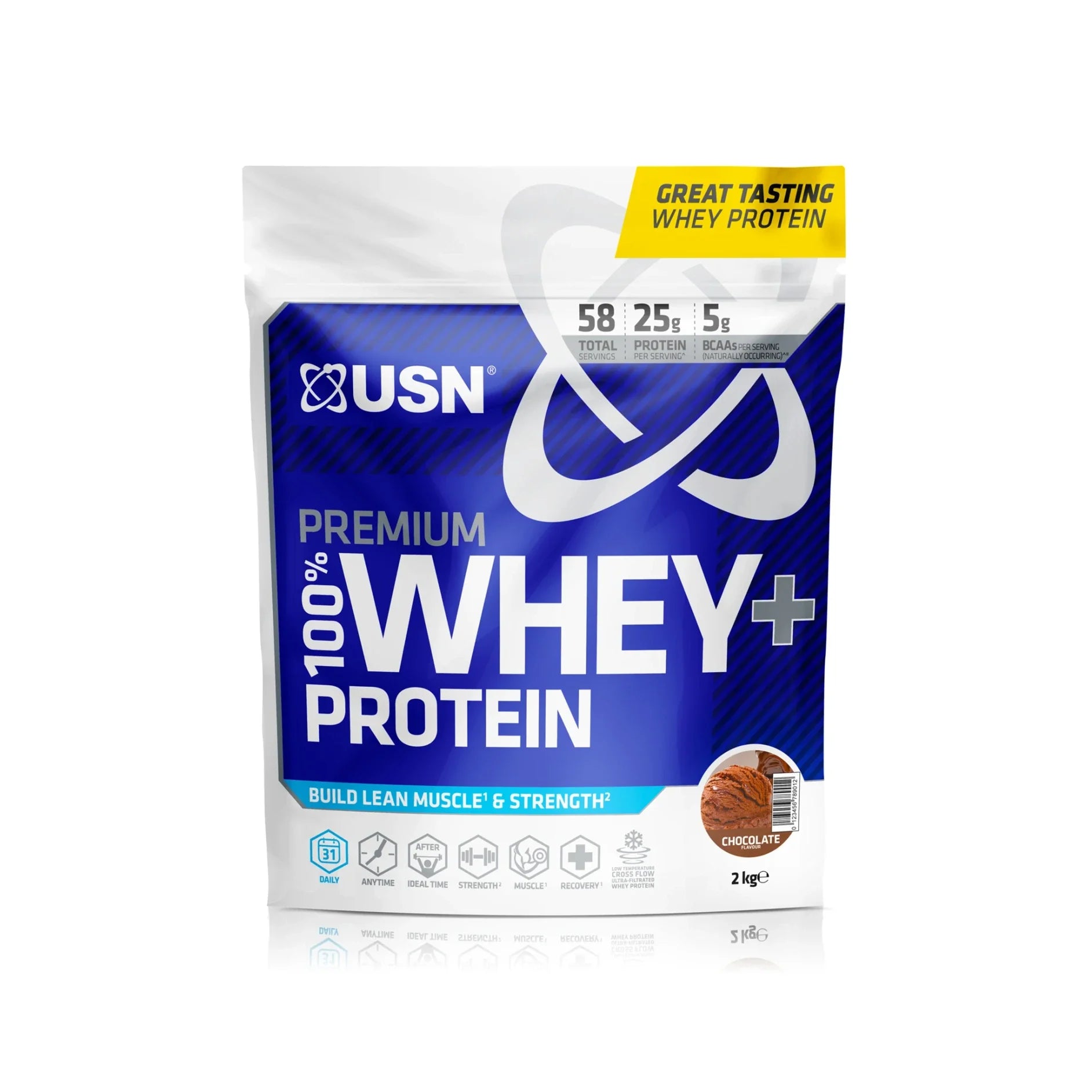 100% Premium Whey Protein_Choc_bag