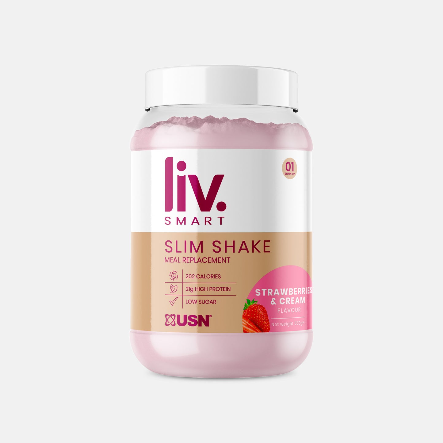LivSMART Slim Shake Meal Replacement - Strawberry